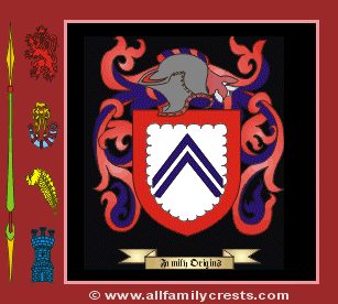 Turell Coat of Arms, Family Crest - Click here to view
