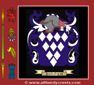 Turpey Coat of Arms, Family Crest - Click here to view