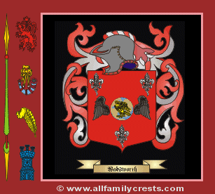 Wadsworth Coat of Arms, Family Crest - Click here to view