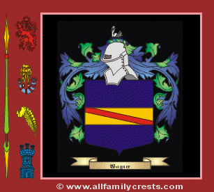 Wagnar Coat of Arms, Family Crest - Click here to view