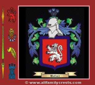 Walace Coat of Arms, Family Crest - Click here to view