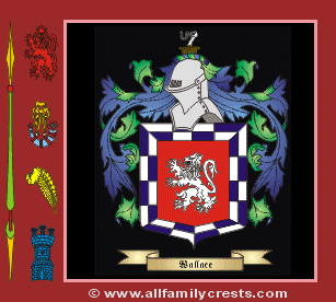 Wallace Coat of Arms, Family Crest - Click here to view