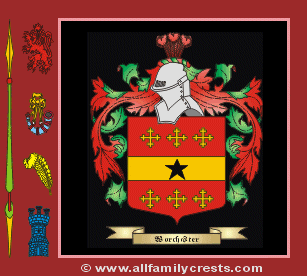 Warchester Coat of Arms, Family Crest - Click here to view