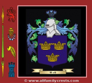 Ward Coat of Arms, Family Crest - Click here to view
