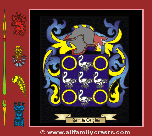 Webster Coat of Arms, Family Crest - Click here to view