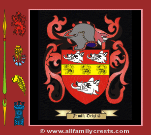 Whyat Coat of Arms, Family Crest - Click here to view