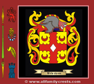 Widderspoon Coat of Arms, Family Crest - Click here to view