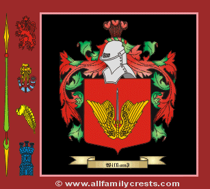 Williams Coat of Arms, Family Crest - Click here to view