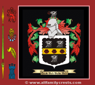 Willmot Coat of Arms, Family Crest - Click here to view
