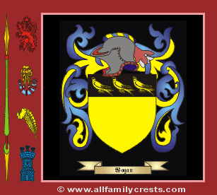 Woegan Coat of Arms, Family Crest - Click here to view
