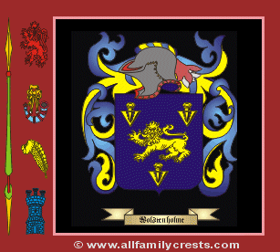 Wolstenholme Coat of Arms, Family Crest - Click here to view