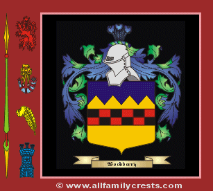Woodburrie Coat of Arms, Family Crest - Click here to view