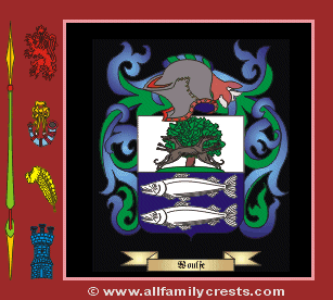 Woolfe Coat of Arms, Family Crest - Click here to view