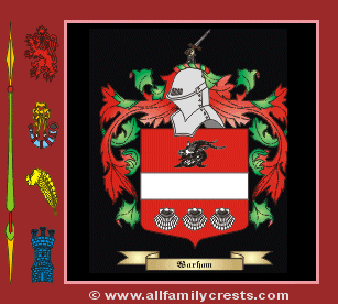Worham Coat of Arms, Family Crest - Click here to view