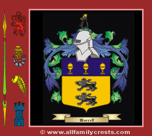 Worreel Coat of Arms, Family Crest - Click here to view