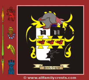 Yetman Coat of Arms, Family Crest - Click here to view